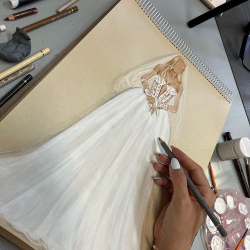 طراحی لباس عروس