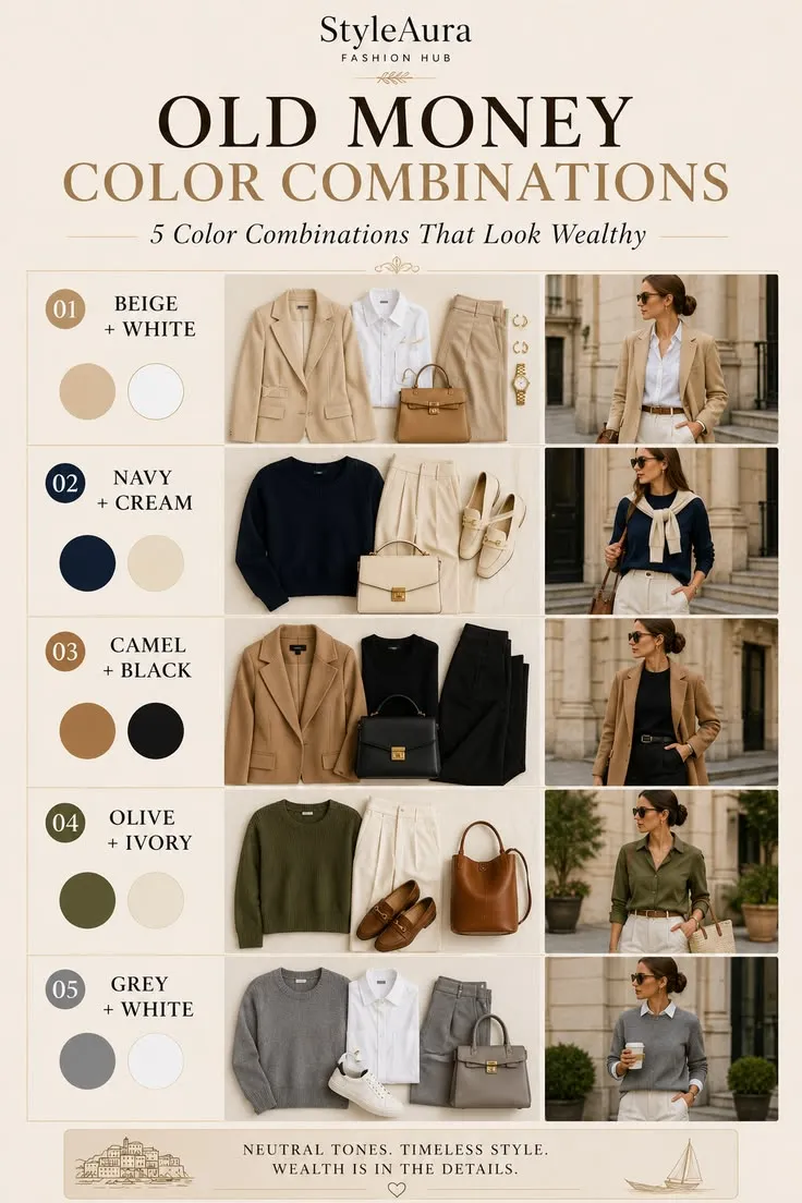 5 Color Combinations That Look Wealthy 5 Color Combinations That Look Wealthy