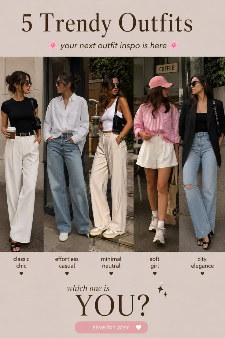 5 Trendy Outfits Every Fashion Girl Is Saving Right Now ✨ 5 Trendy Outfits Every Fashion Girl Is Saving Right Now ✨
