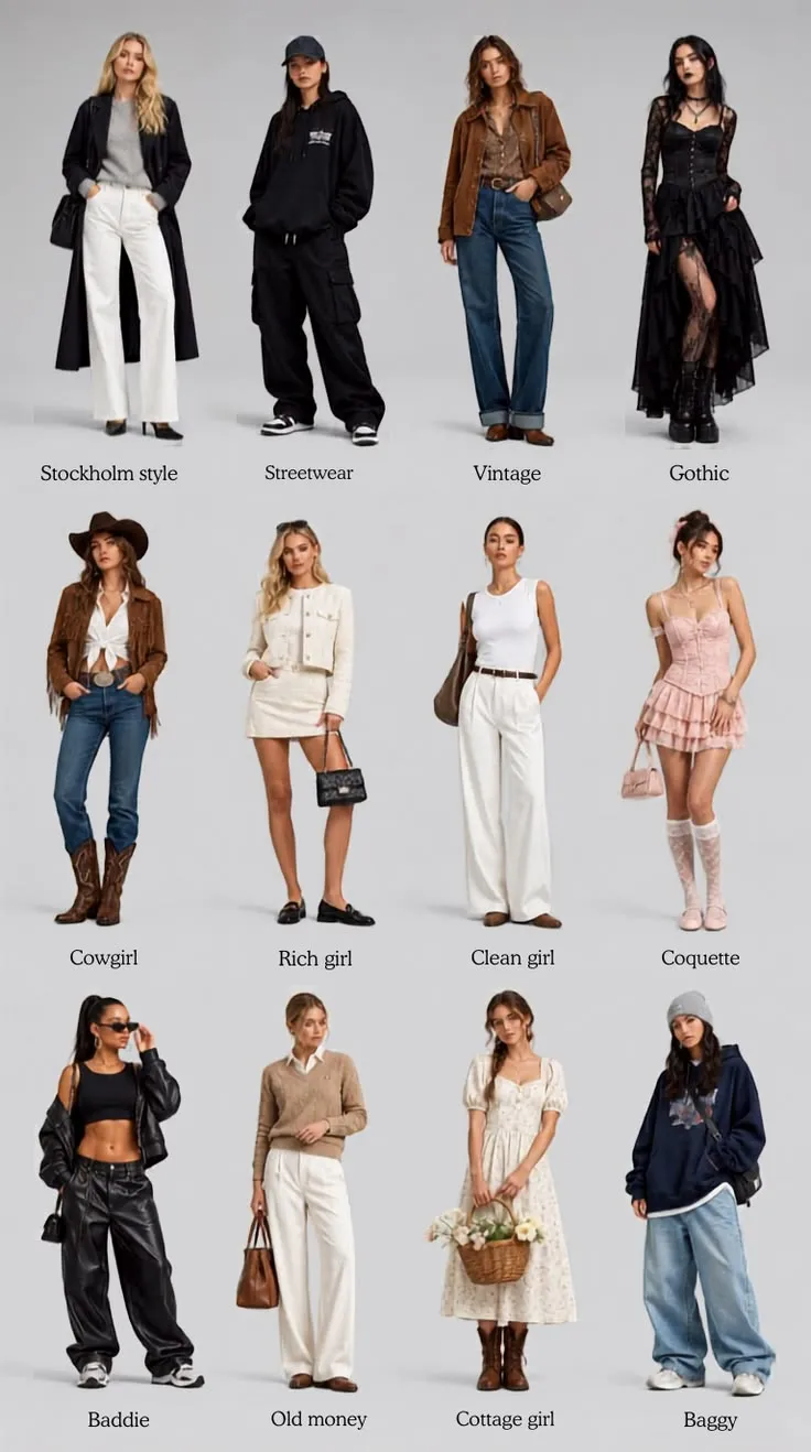 Aesthetic Outfit Ideas Guide _ 12 Trendy Fashion Styles To Try Aesthetic Outfit Ideas Guide _ 12 Trendy Fashion Styles To Try