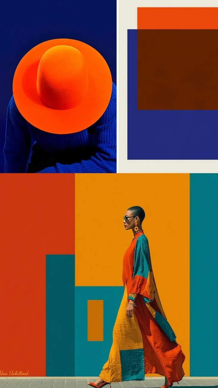 An increasingly popular use of color is color blocking, where a single color or shades of one color are used in one outfit creating a striking visual impact_ An increasingly popular use of color is color blocking, where a single color or shades of one color are used in one outfit creating a striking visual impact_