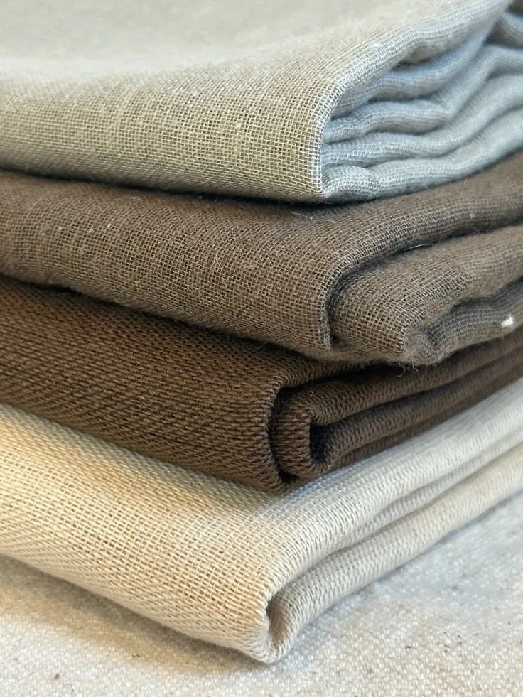 Artisanal Hemp-Linen Tweed - Ivory