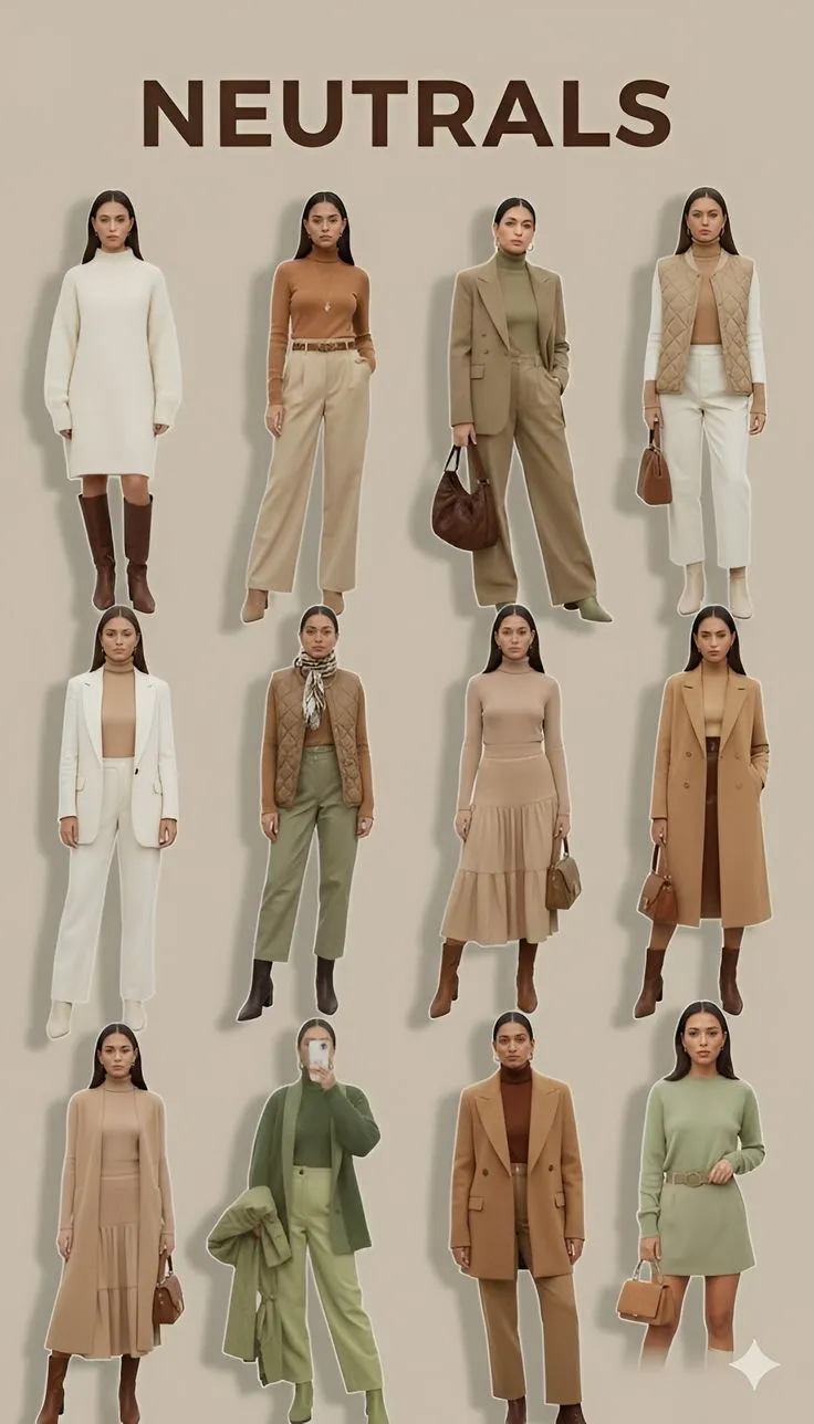 Chic Neutrals Capsule Wardrobe for Effortless Style ✨ Chic Neutrals Capsule Wardrobe for Effortless Style ✨
