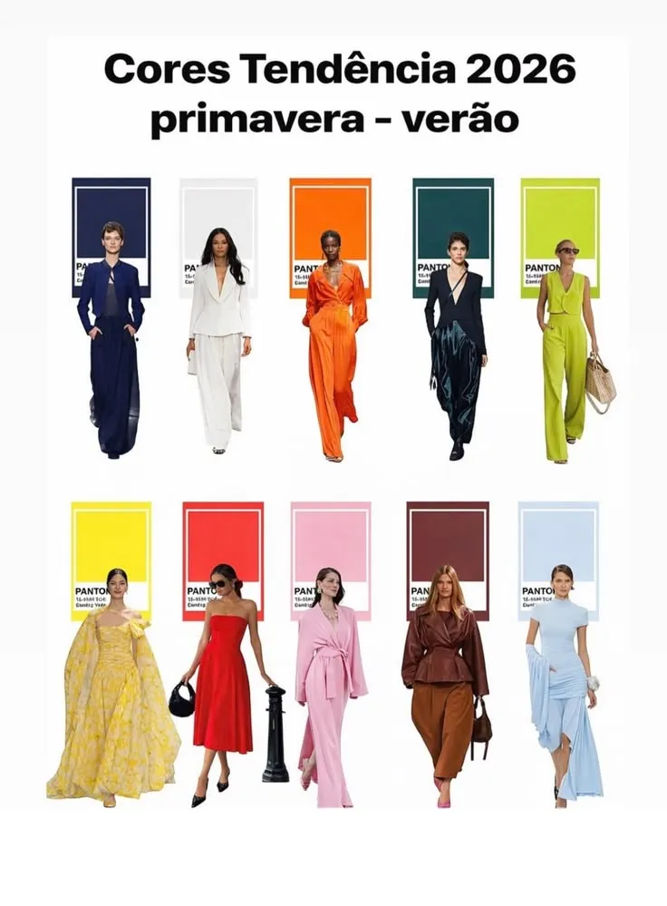Cores Tendências Primavera Verão 2026