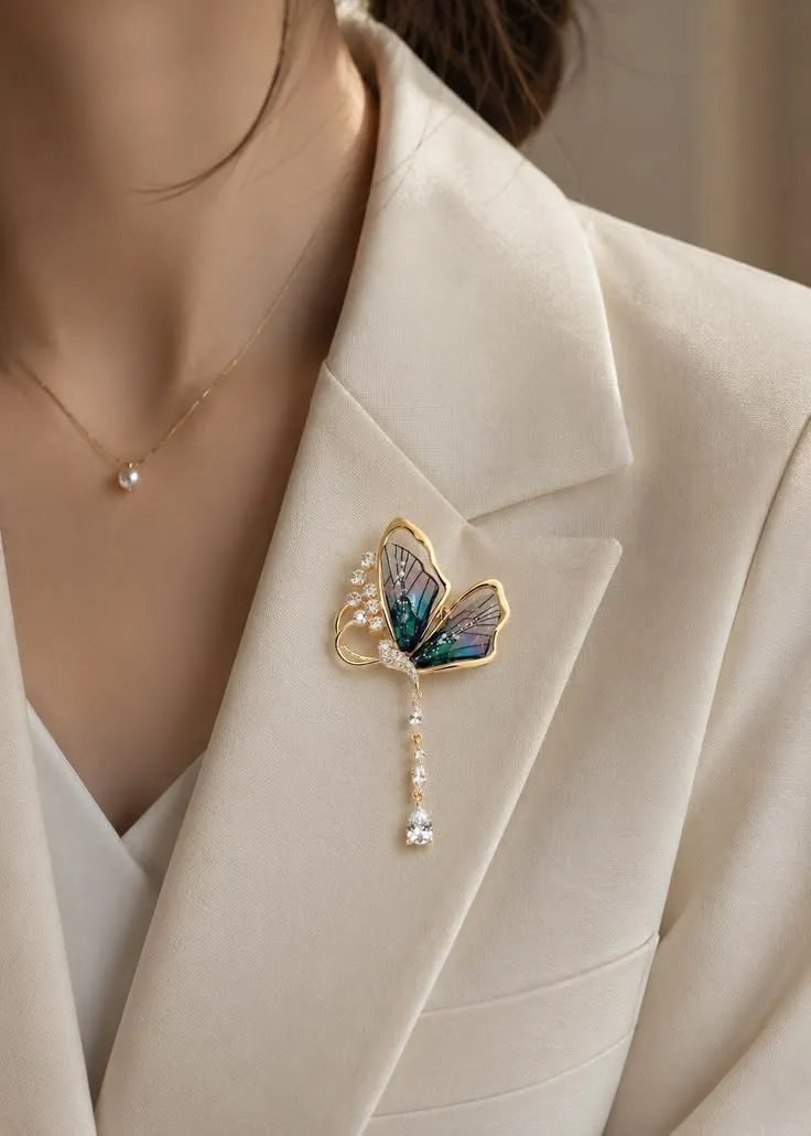 Diamond style brooch pin of 2026😭