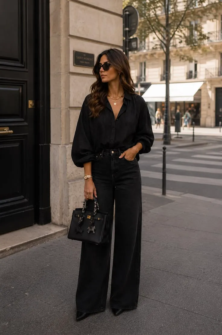 Elegant Black Monochrome Outfit (1)