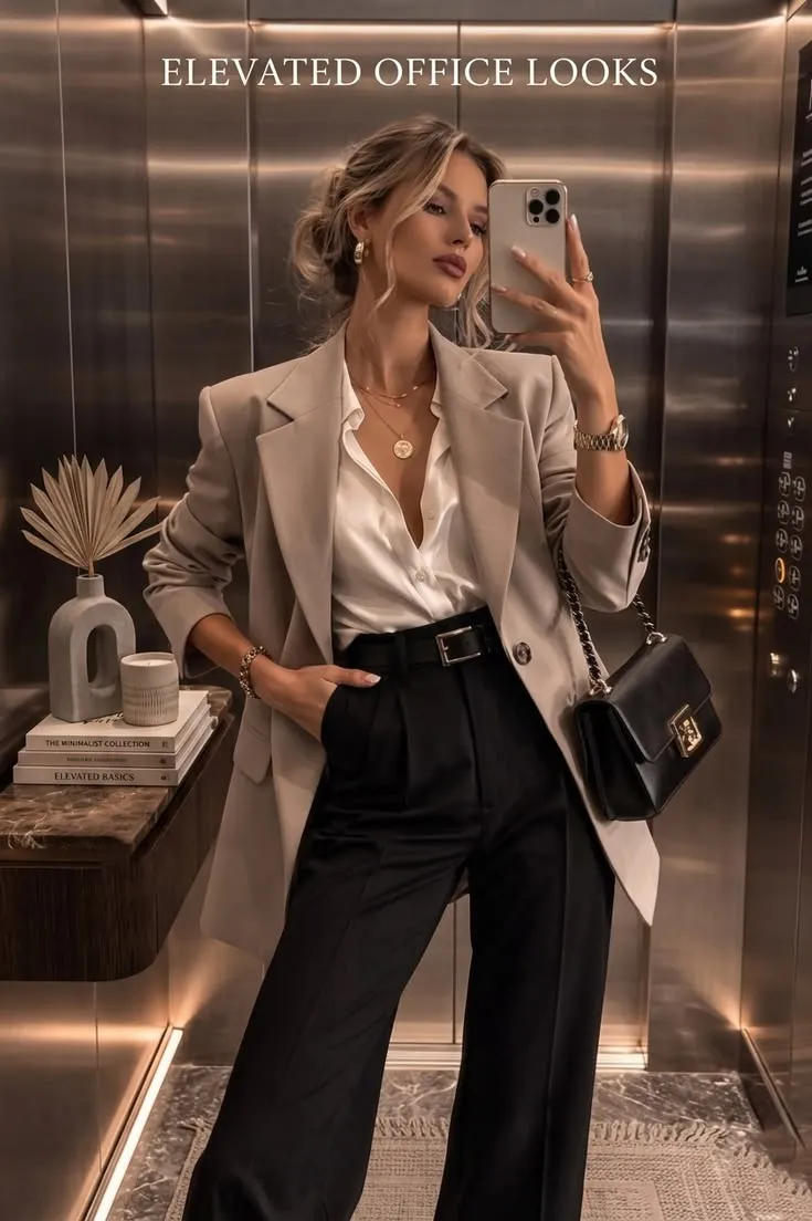 Elevated Office Style _ Neutral Capsule Wardrobe