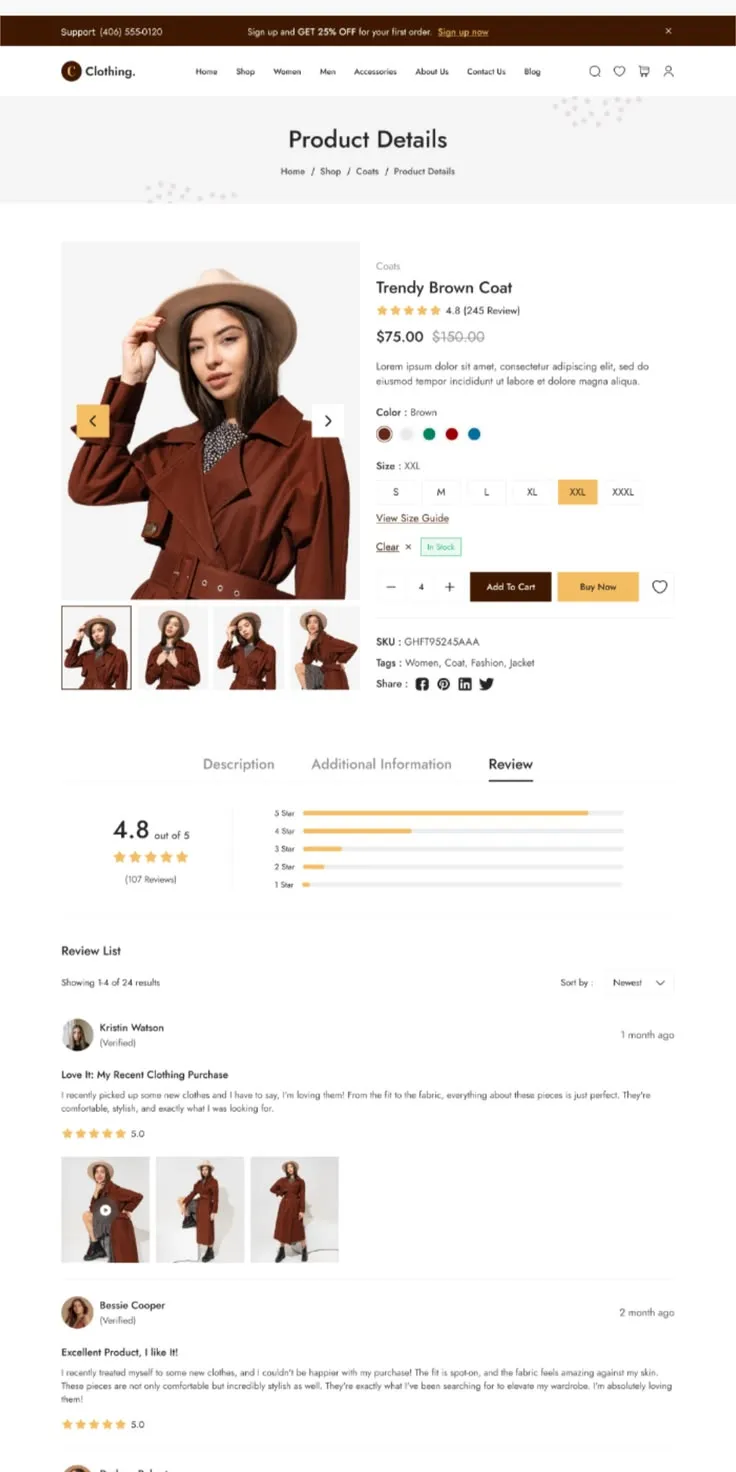 Fashion Ecommerce Website _ Clothing Store Website _ Figma _ UIUX Design _ Web Design _ Design Fashion Ecommerce Website _ Clothing Store Website _ Figma _ UIUX Design _ Web Design _ Design