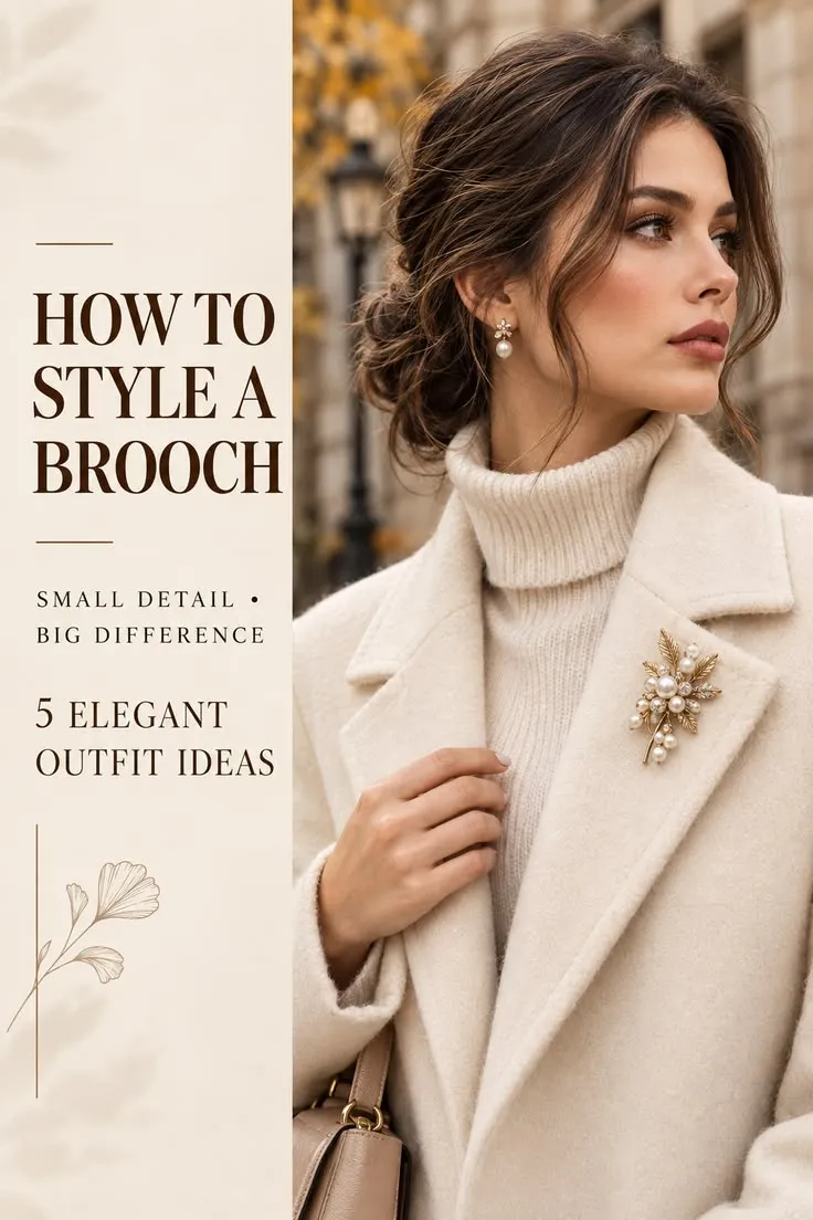 How to Style a Brooch_ 5 Elegant Outfit Ideas