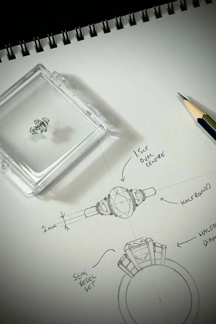 Jewellery Design Sketch