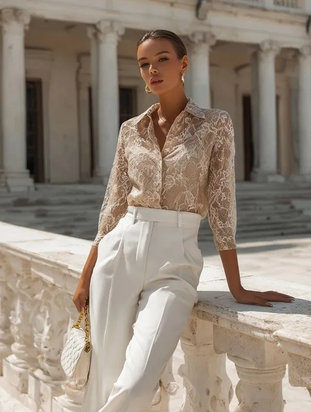 Lace Shirt for Women_ Feminine, Classy & Effortlessly Romantic - Styles Crave Lace Shirt for Women_ Feminine, Classy & Effortlessly Romantic - Styles Crave
