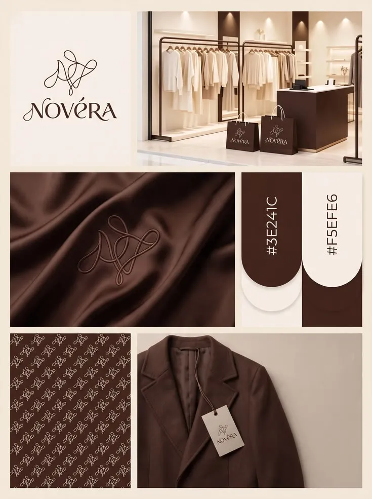 Luxury Fashion Brand Identity Design _ NOVÉRA Minimal Logo & Premium Clothing Branding Luxury Fashion Brand Identity Design _ NOVÉRA Minimal Logo & Premium Clothing Branding