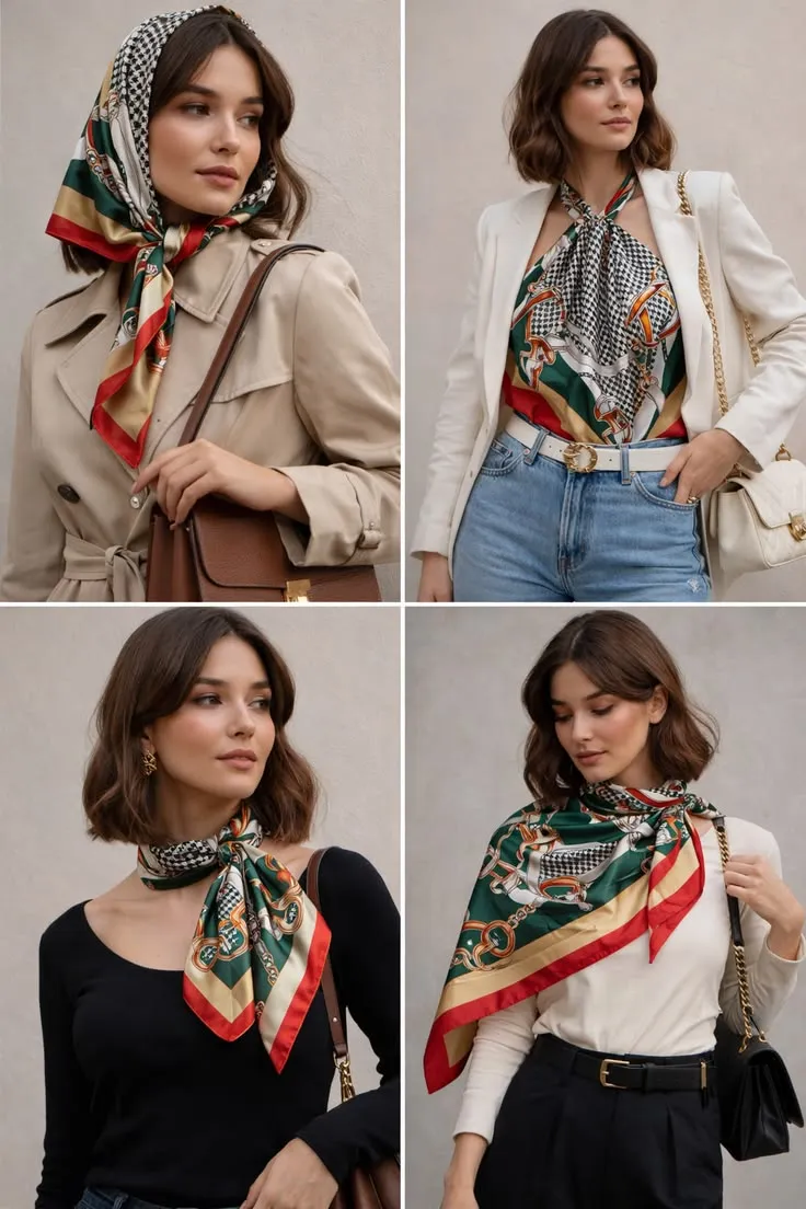Luxury Neck Women Scarf Accessories 90cm Square (usa Sellerfast Shipping ) Luxury Neck Women Scarf Accessories 90cm Square (usa Sellerfast Shipping )