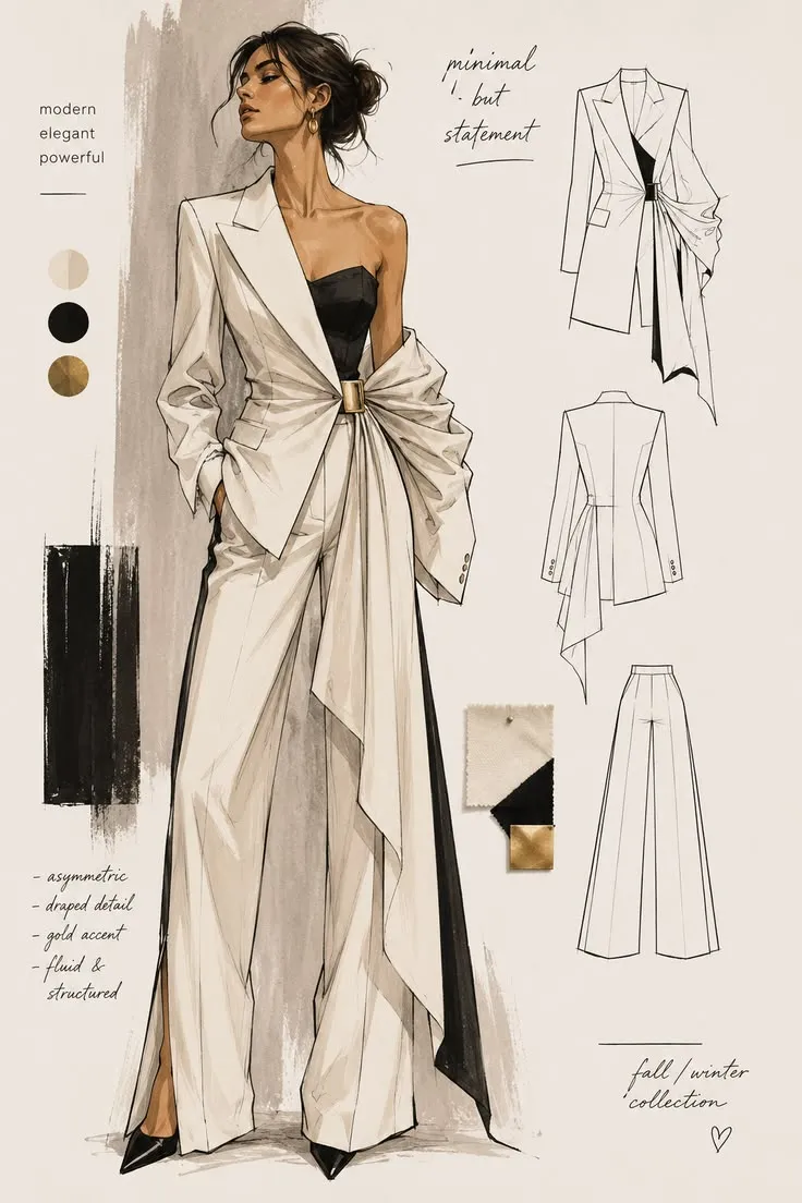 Modern Line Drawing