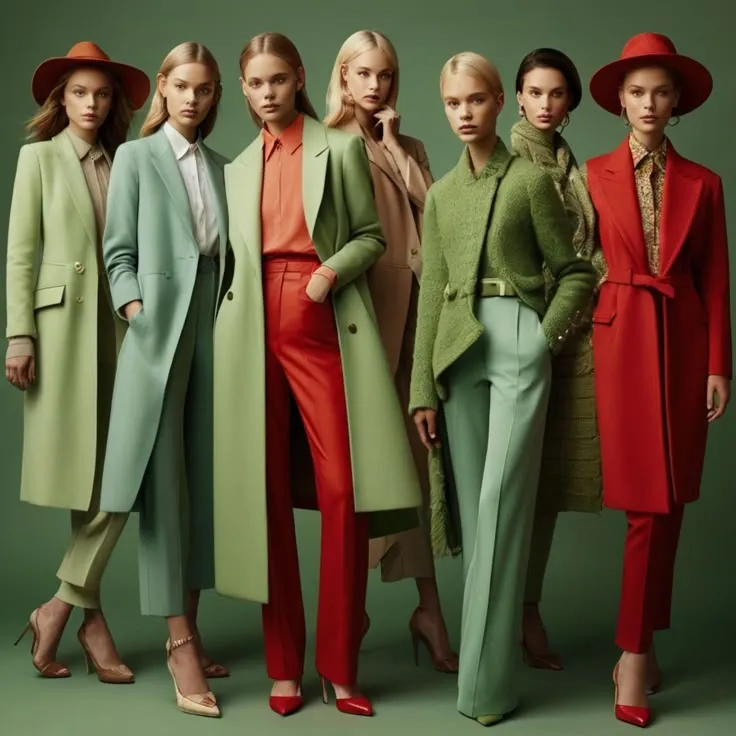New Color Coordination for This Season #ColorTrends #FashionForward #ColorMeFashion #StyleInColor #colorwheel