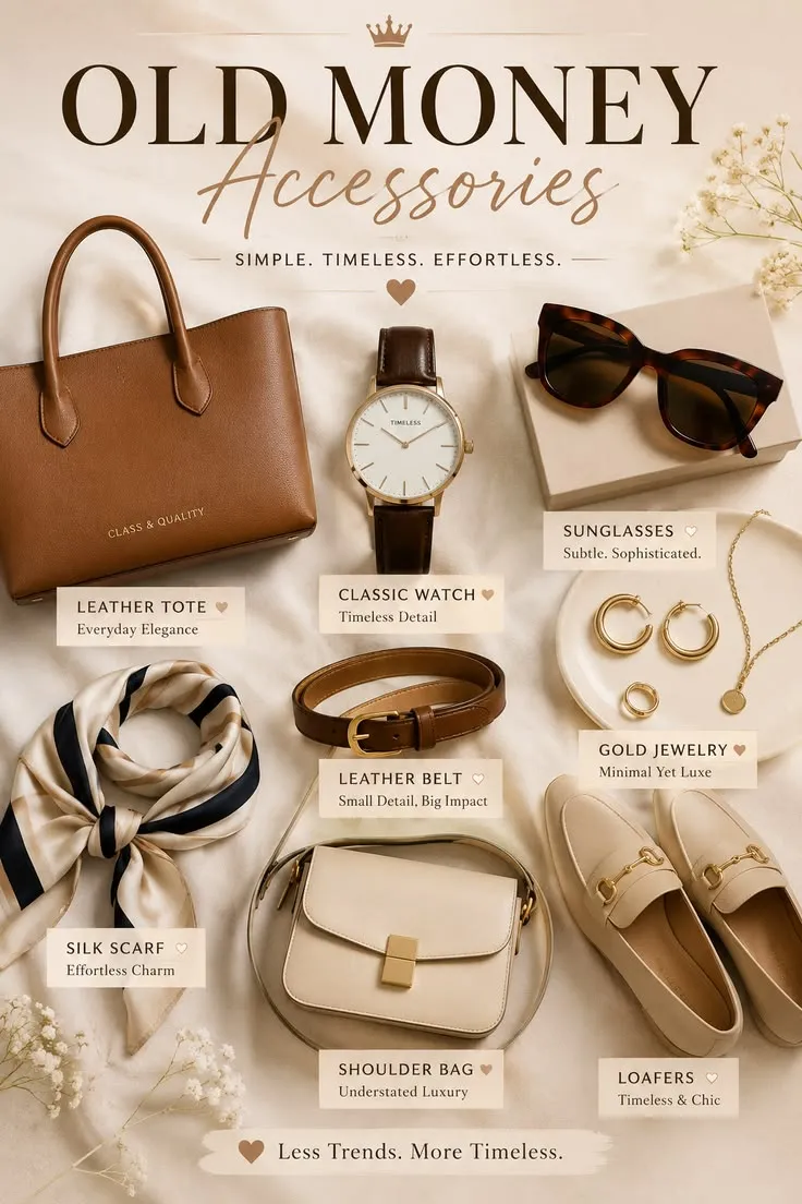 Old Money Accessories for Women _ Timeless Elegant Style Essentials Old Money Accessories for Women _ Timeless Elegant Style Essentials