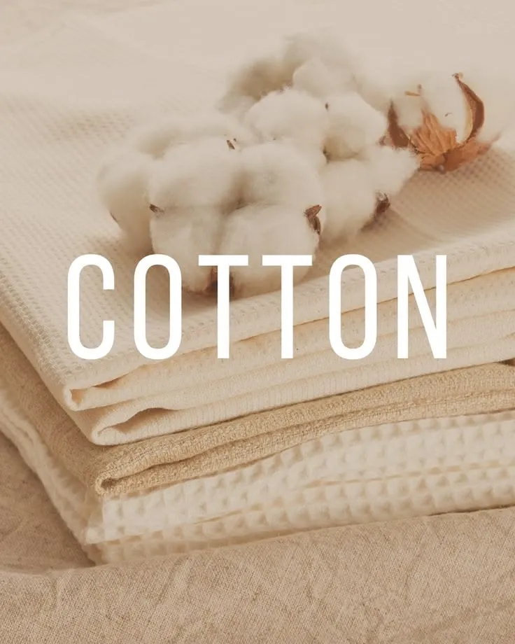 Soft Organic Cotton Fabric _ Breathable Natural Textile for Baby Clothing & Home Decor
