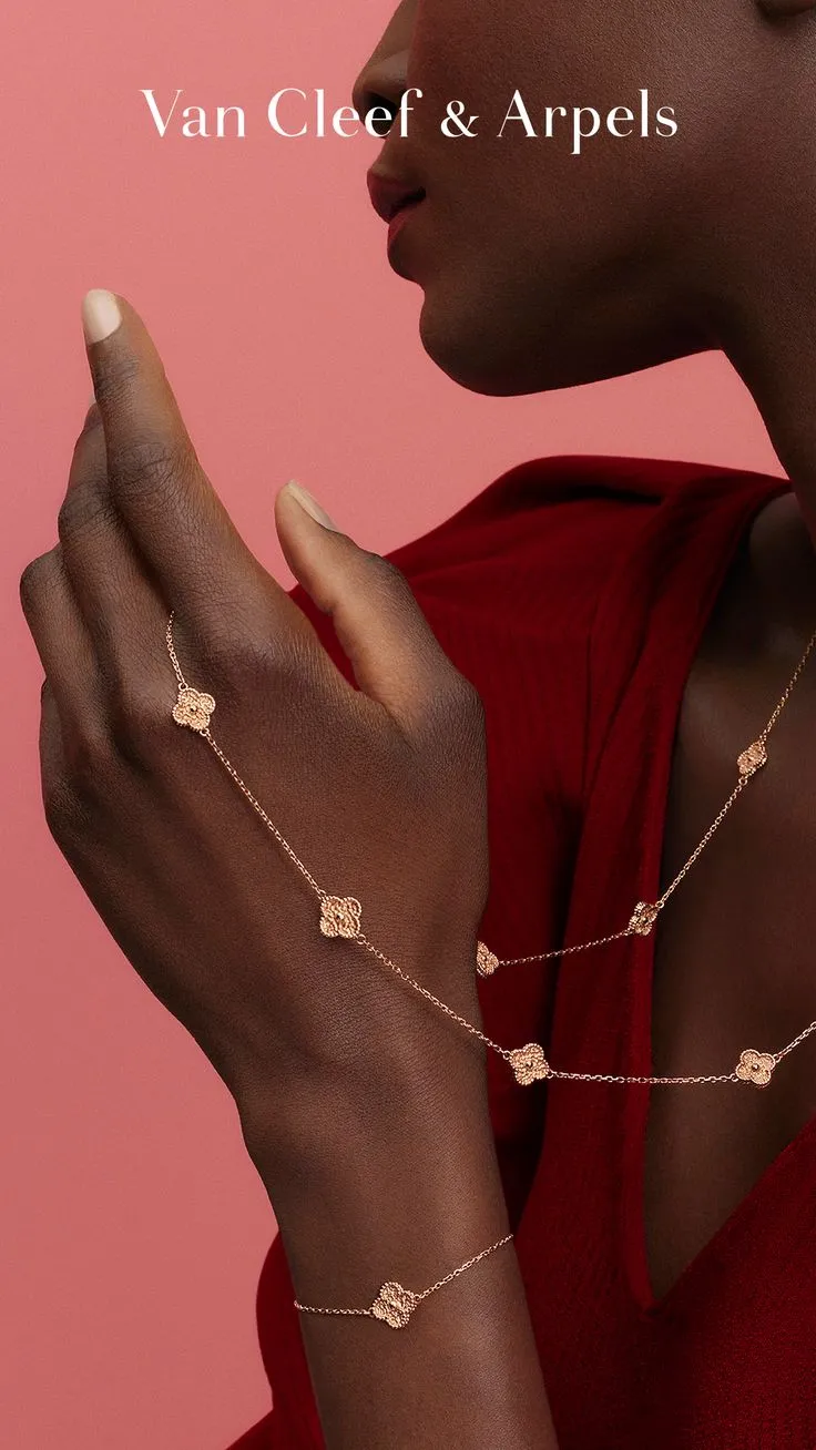 Sweet Alhambra creations in rose gold_
