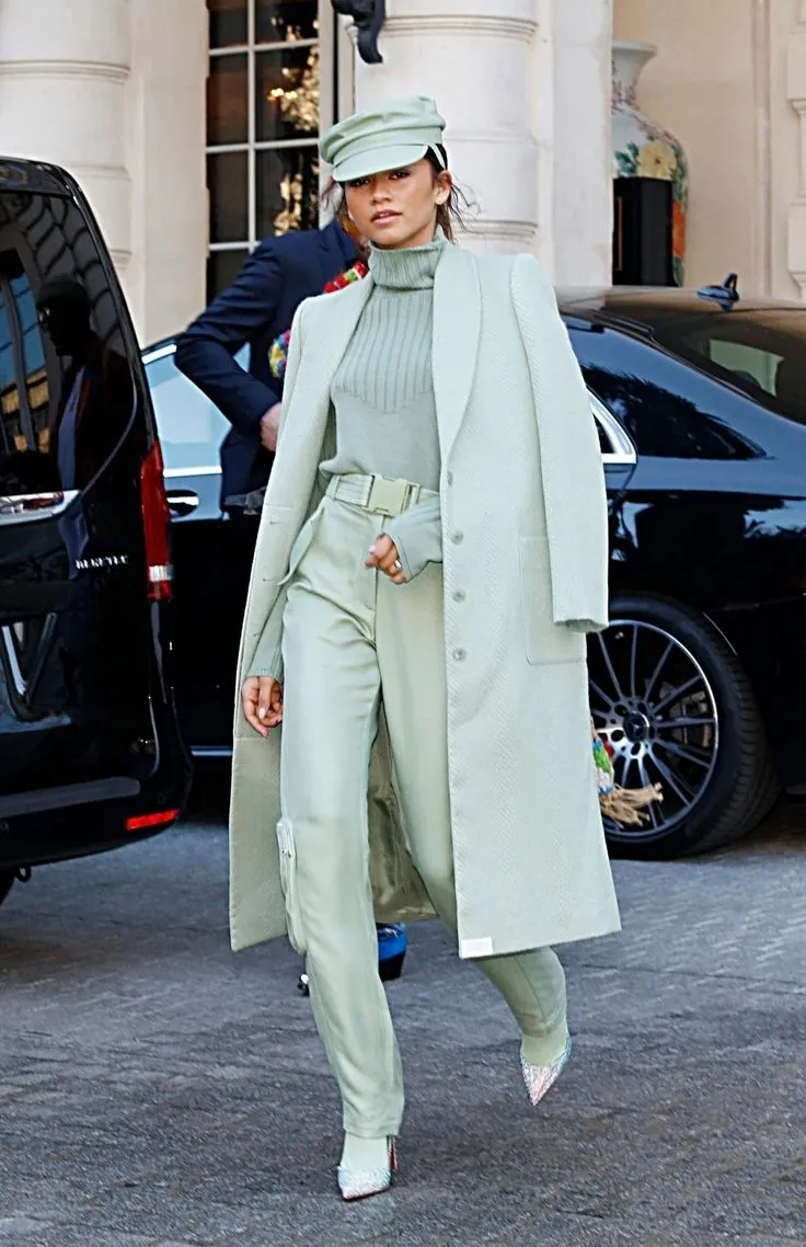 Zendaya Stuns in Mint Monochrome & Mary Poppins-Inspired Looks Zendaya Stuns in Mint Monochrome & Mary Poppins-Inspired Looks