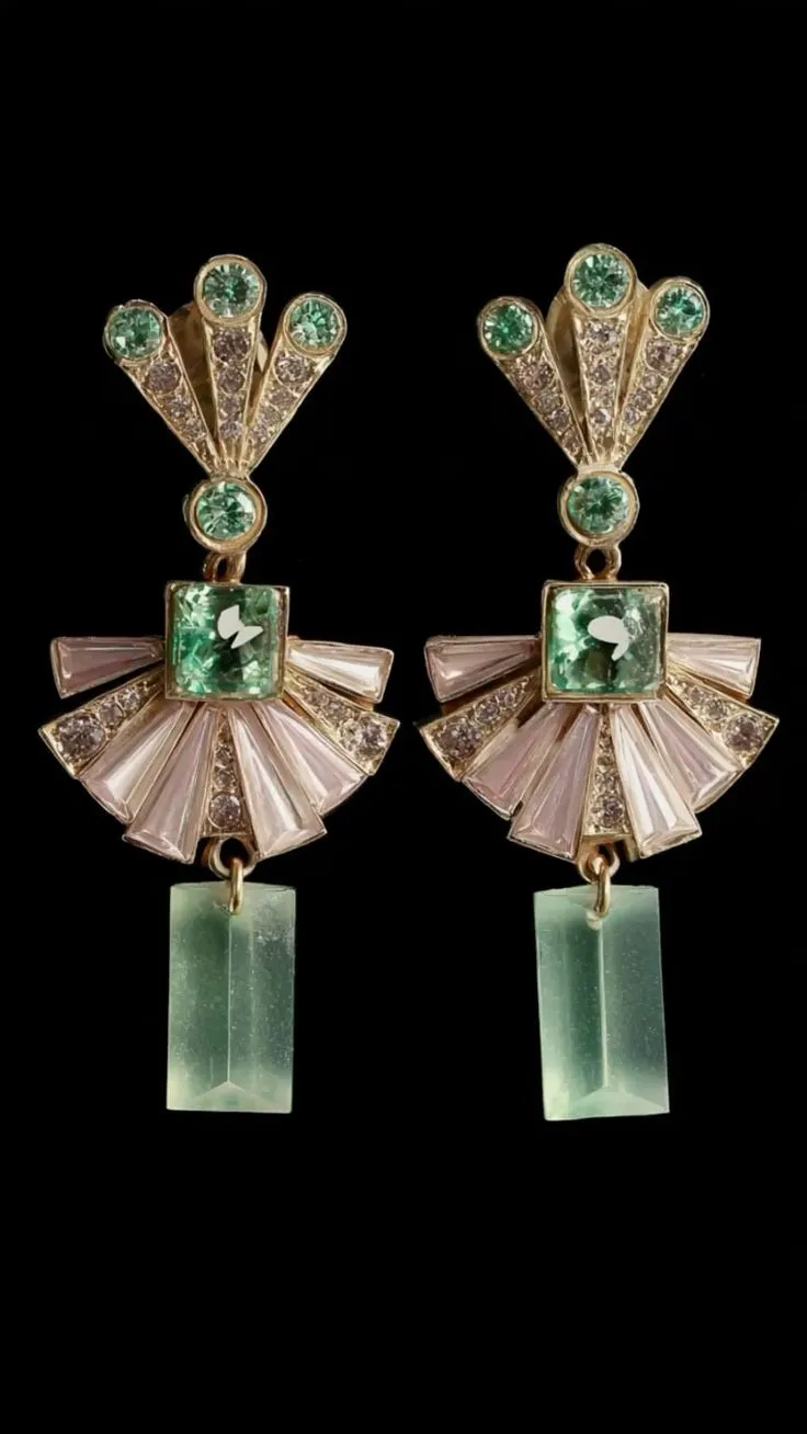 art deco earrings